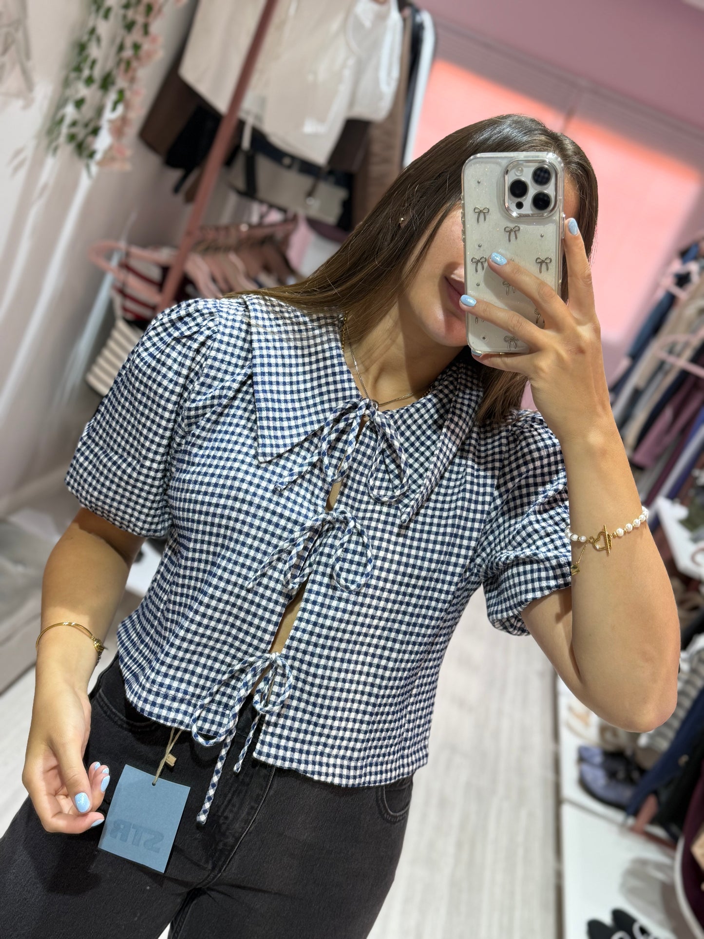Blusa cuadros