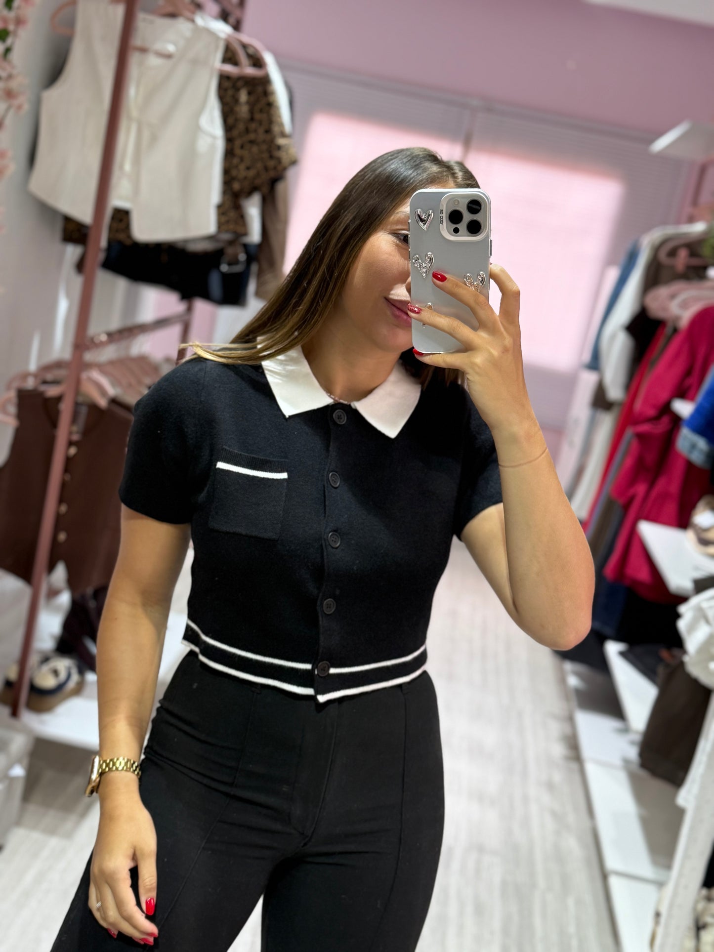 Top punto polo
