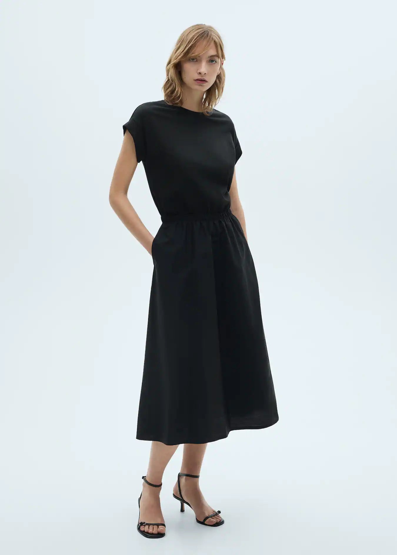 Vestido combinado