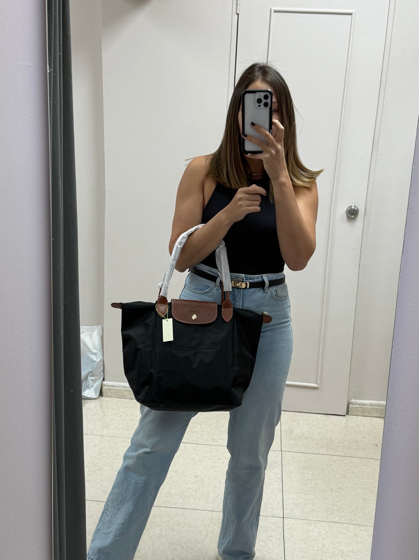 Longchamp triple A - Negro