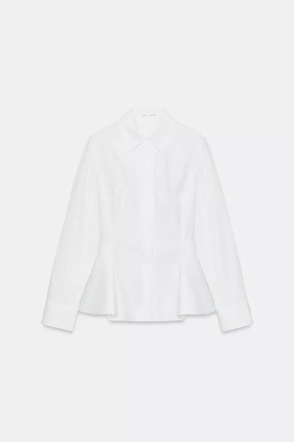 Camisa popelina peplum