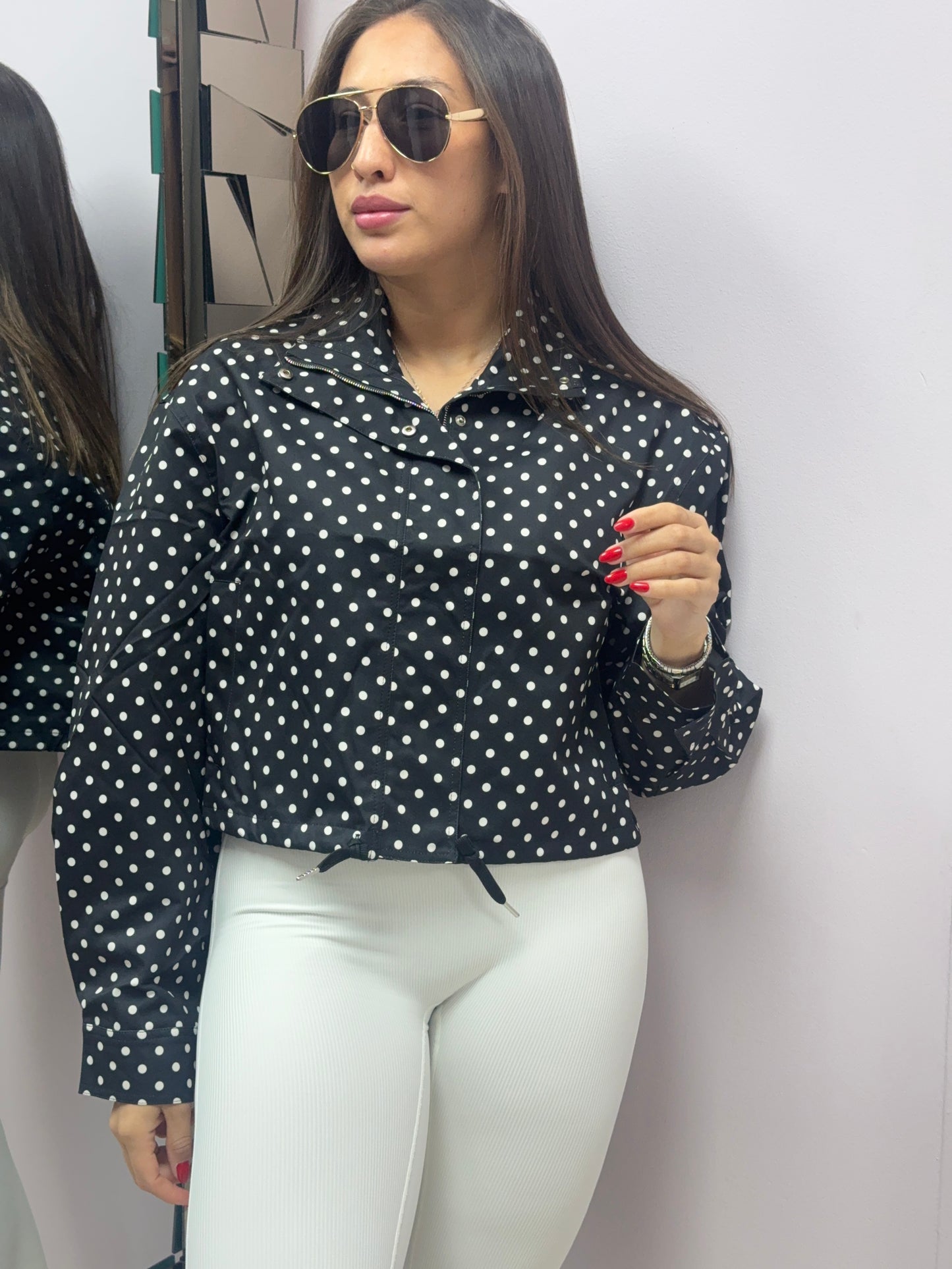 Chaqueta polka dots