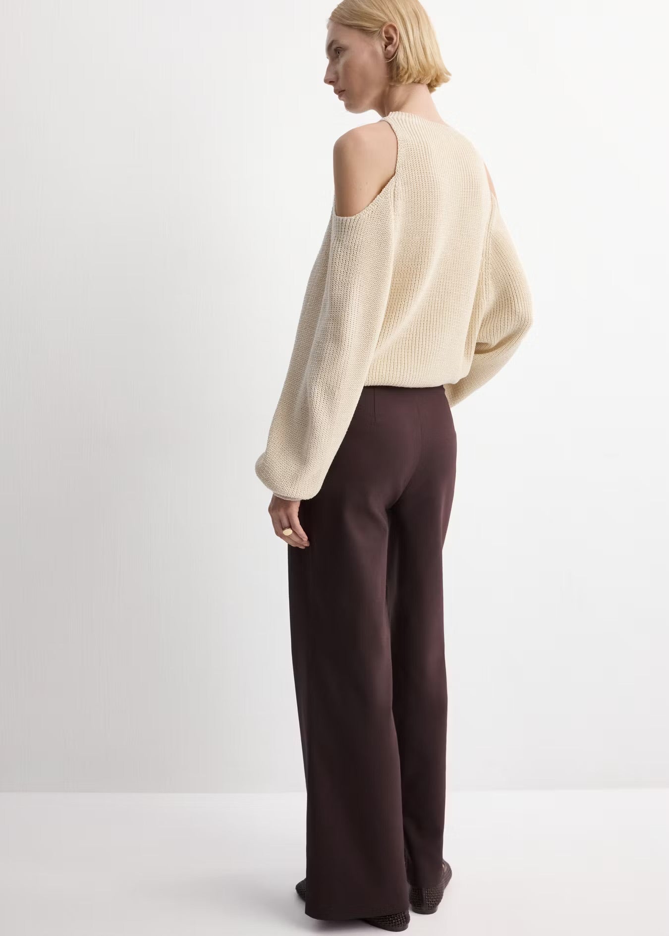 Pantalón recto botones