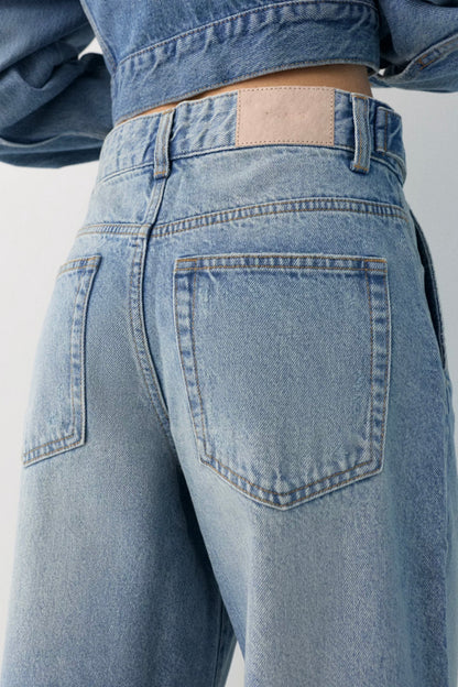 Jean Baloon cintura ajustable