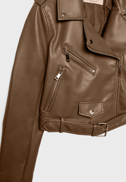 Chaqueta Biker cuerina