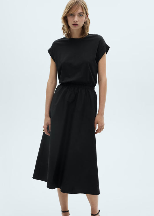 Vestido combinado