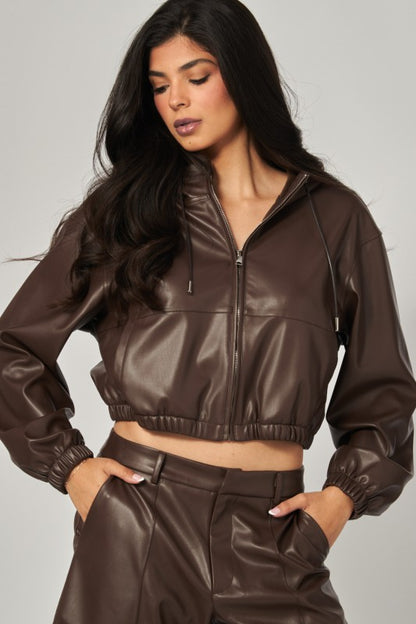 Chaqueta cuerina