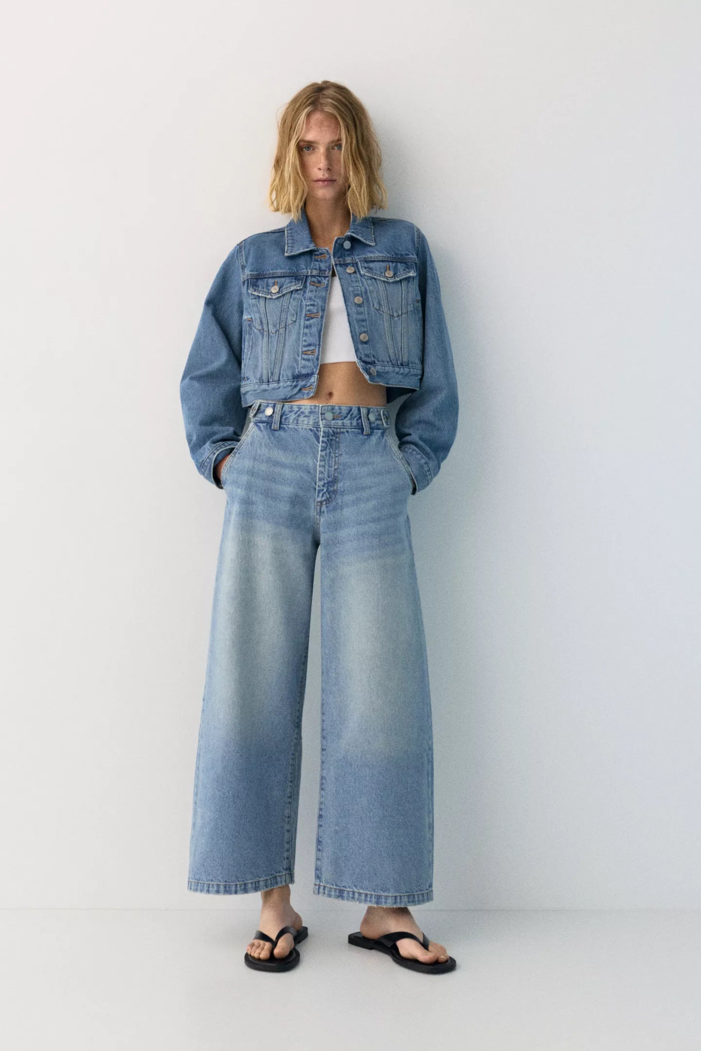 Jean Baloon cintura ajustable