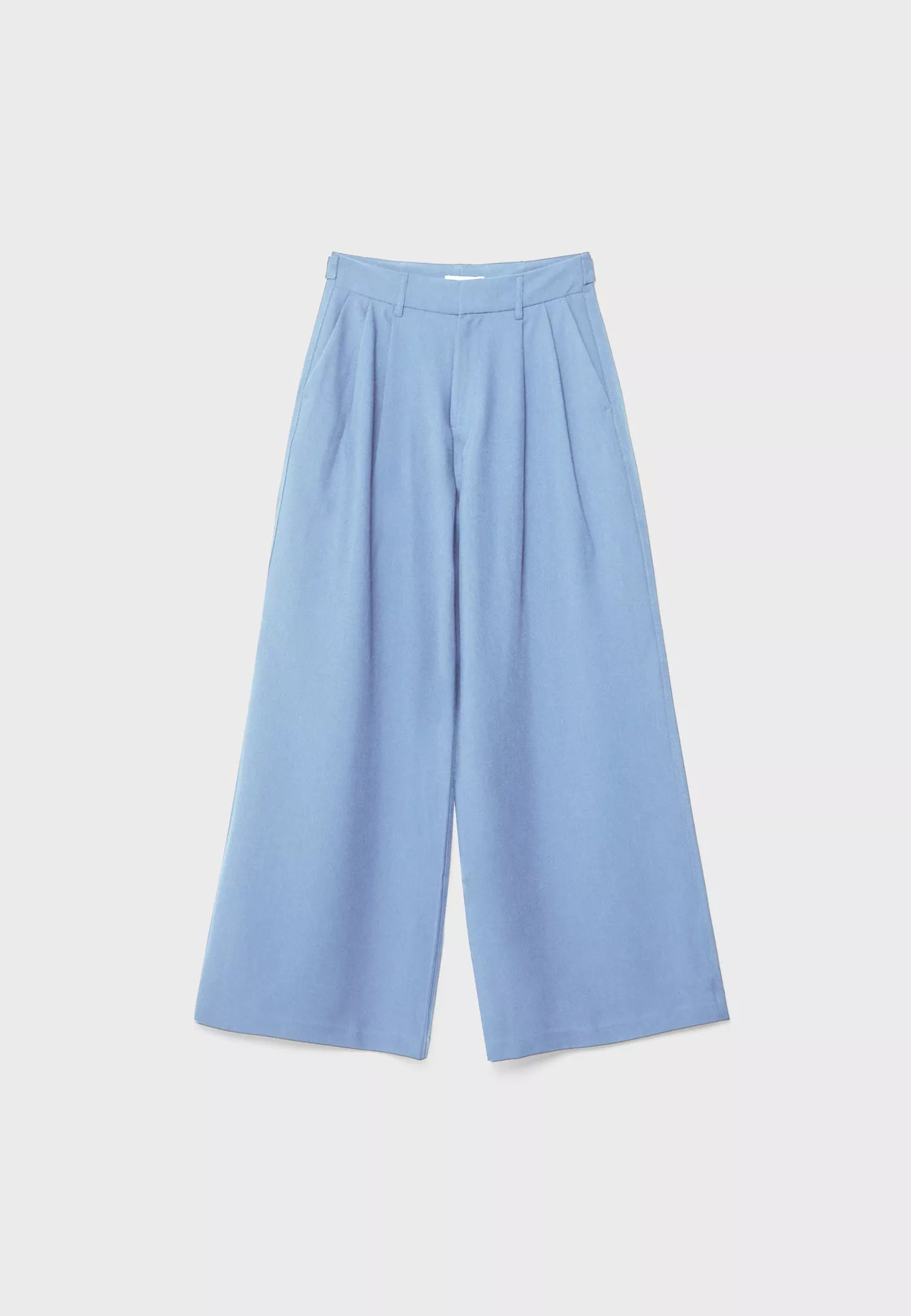 Pantalón cintura ajustable efecto lino