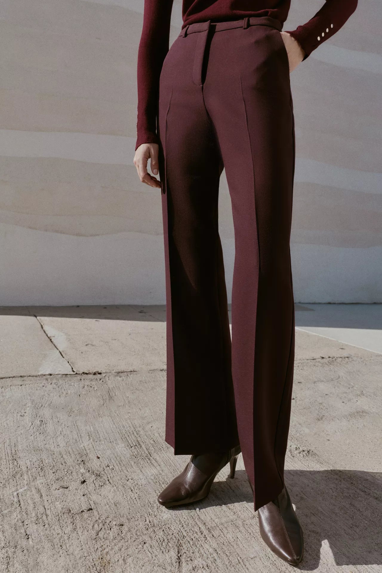 Pantalón tiro alto