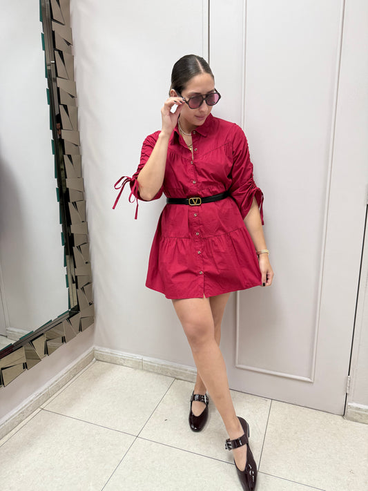 Vestido Popelina
