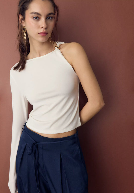 Blusa asimétrica
