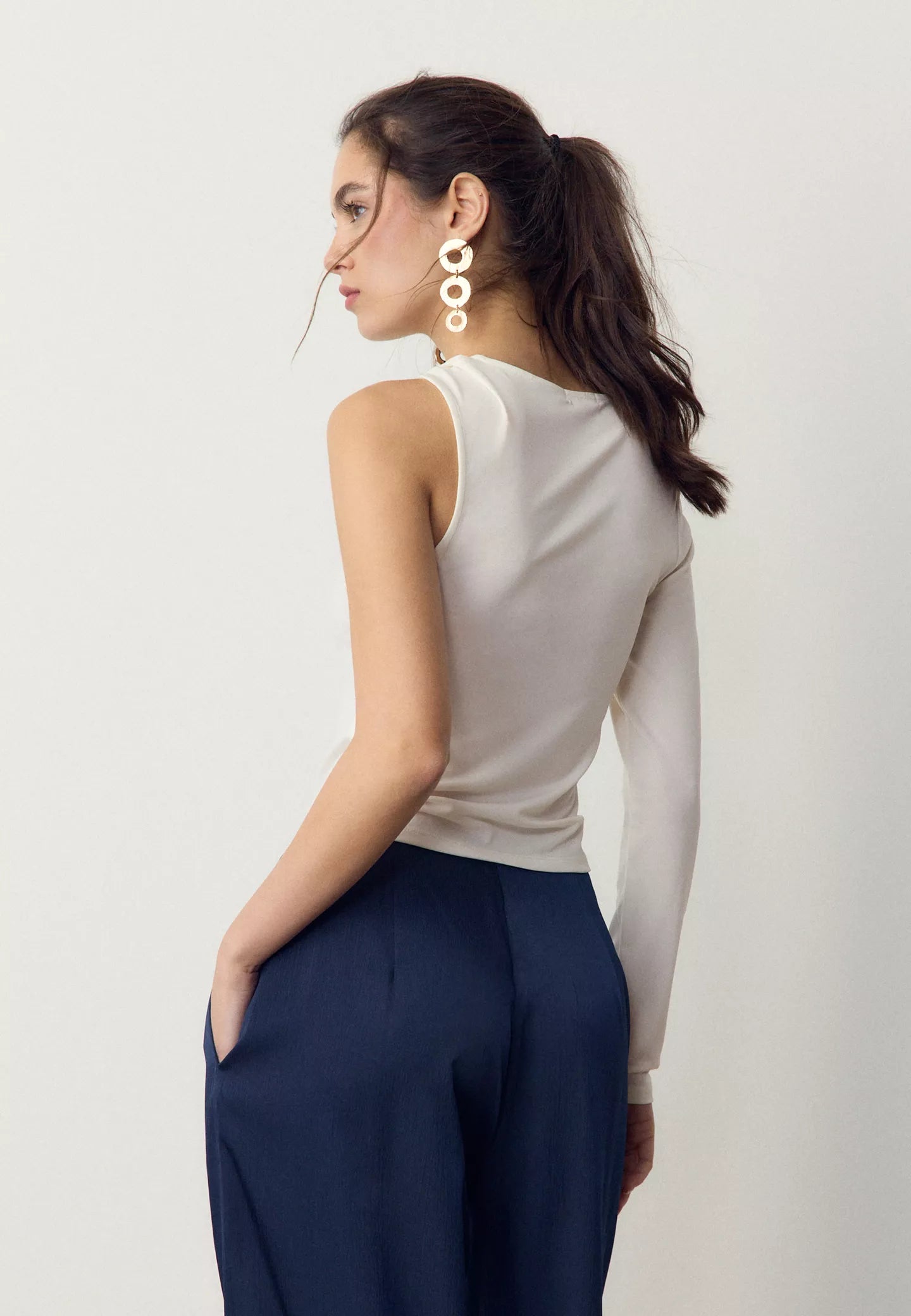 Blusa asimétrica
