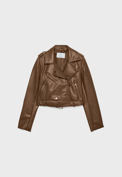 Chaqueta Biker cuerina