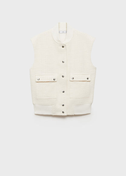 Chaleco tweed