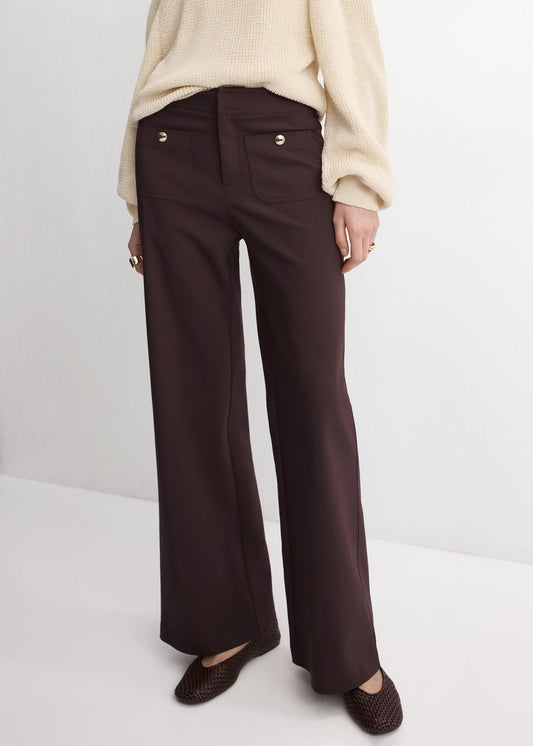 Pantalón recto botones