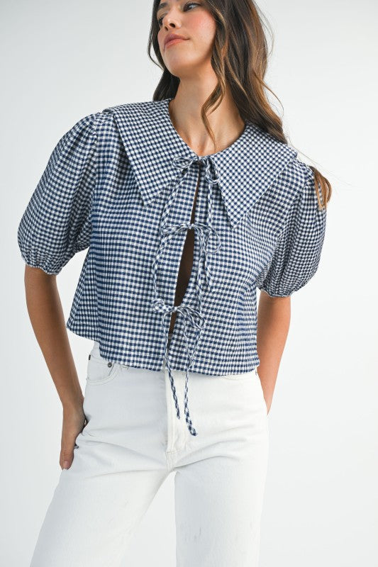 Blusa cuadros