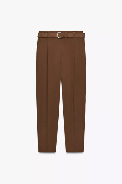 Pantalón fluido cinturón