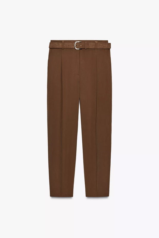 Pantalón fluido cinturón