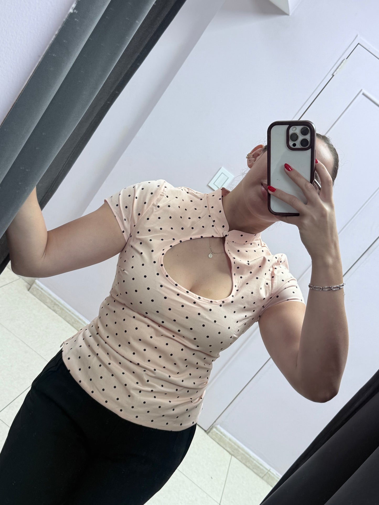 Blusa polka dots