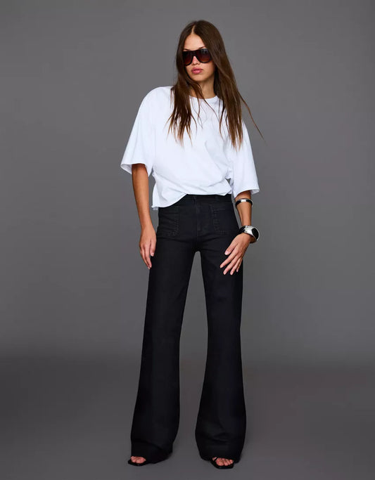Jean Wide Leg bolsillos