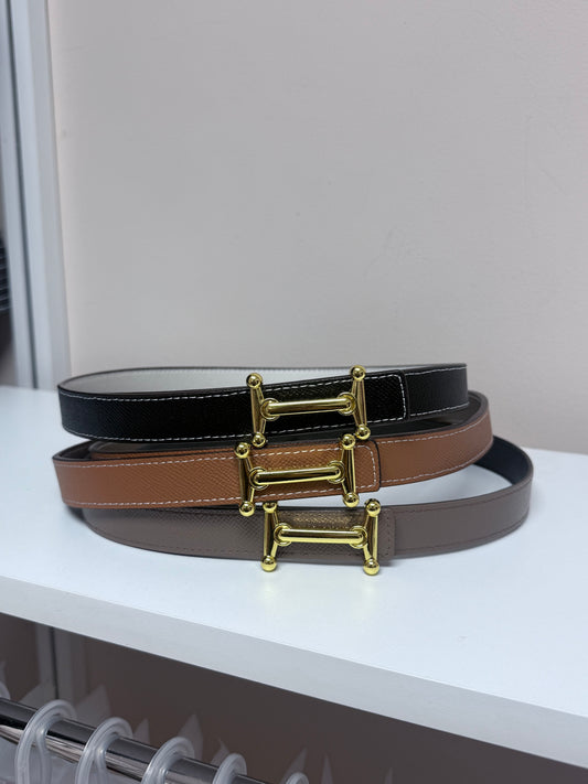 Cinturón reversible