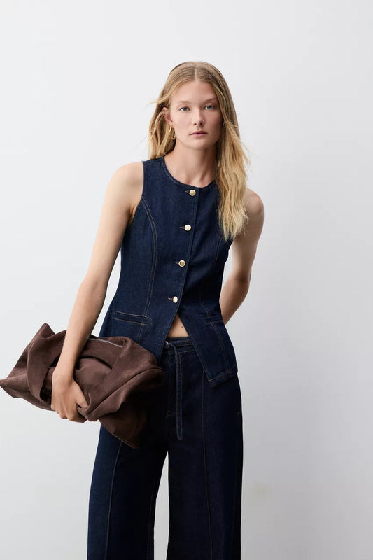 Chaleco Denim