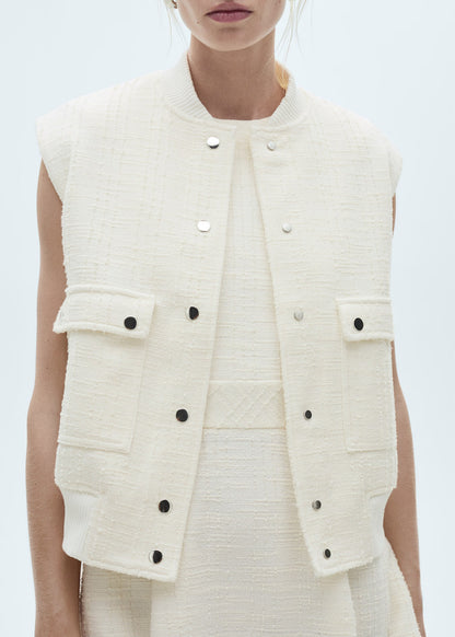 Chaleco tweed