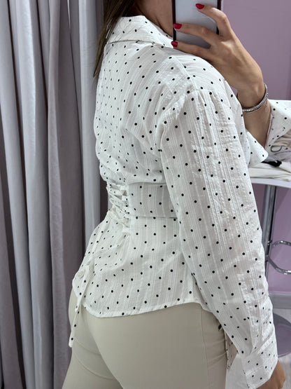 Camisa detalle corset