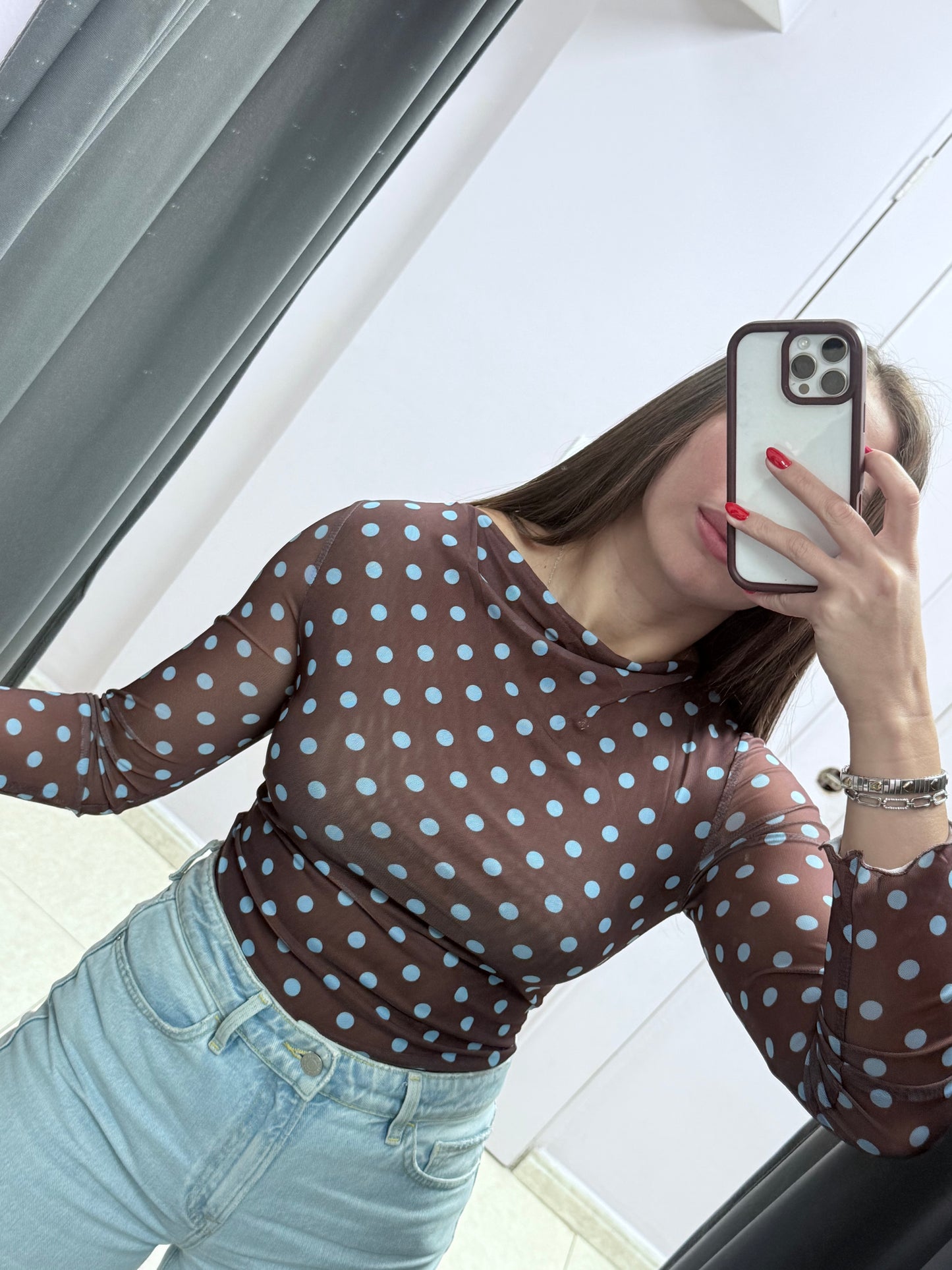 Malla polka dots