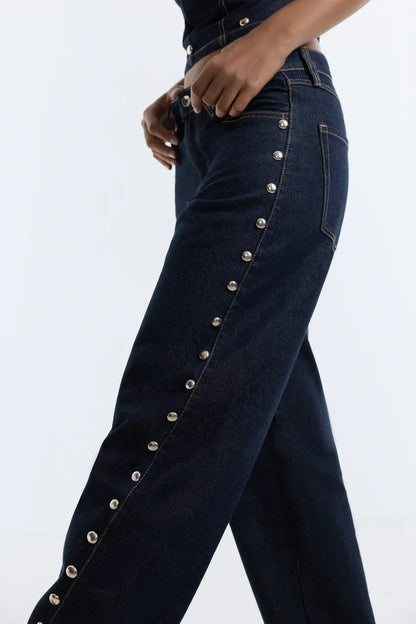 Jean barrel tachuelas