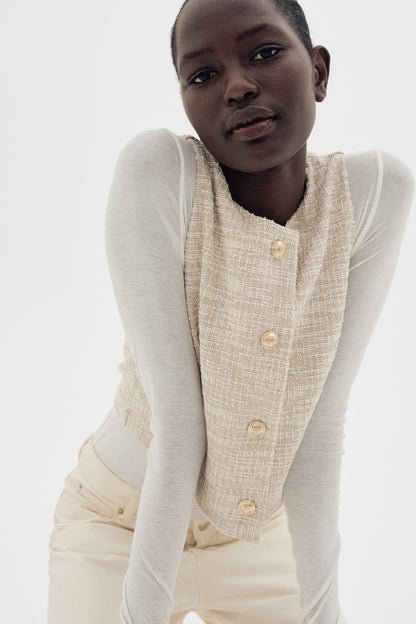 Chaleco Tweed